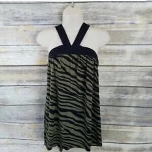 Michael Kors Animal Print Halter Top